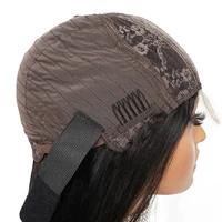 KissHair Perruques Lace 2*6, Densité 250%, Cheveux Humains Brésiliens Remy, Lisses Soyeux, Fermeture Kim 2x6 Lace, Extension à Raie Centrale Profonde 6