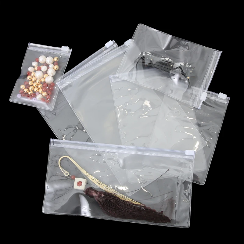 120 Pieces Jewelry Bags Clear Plastic Jewellery Bags Self Seal Bag