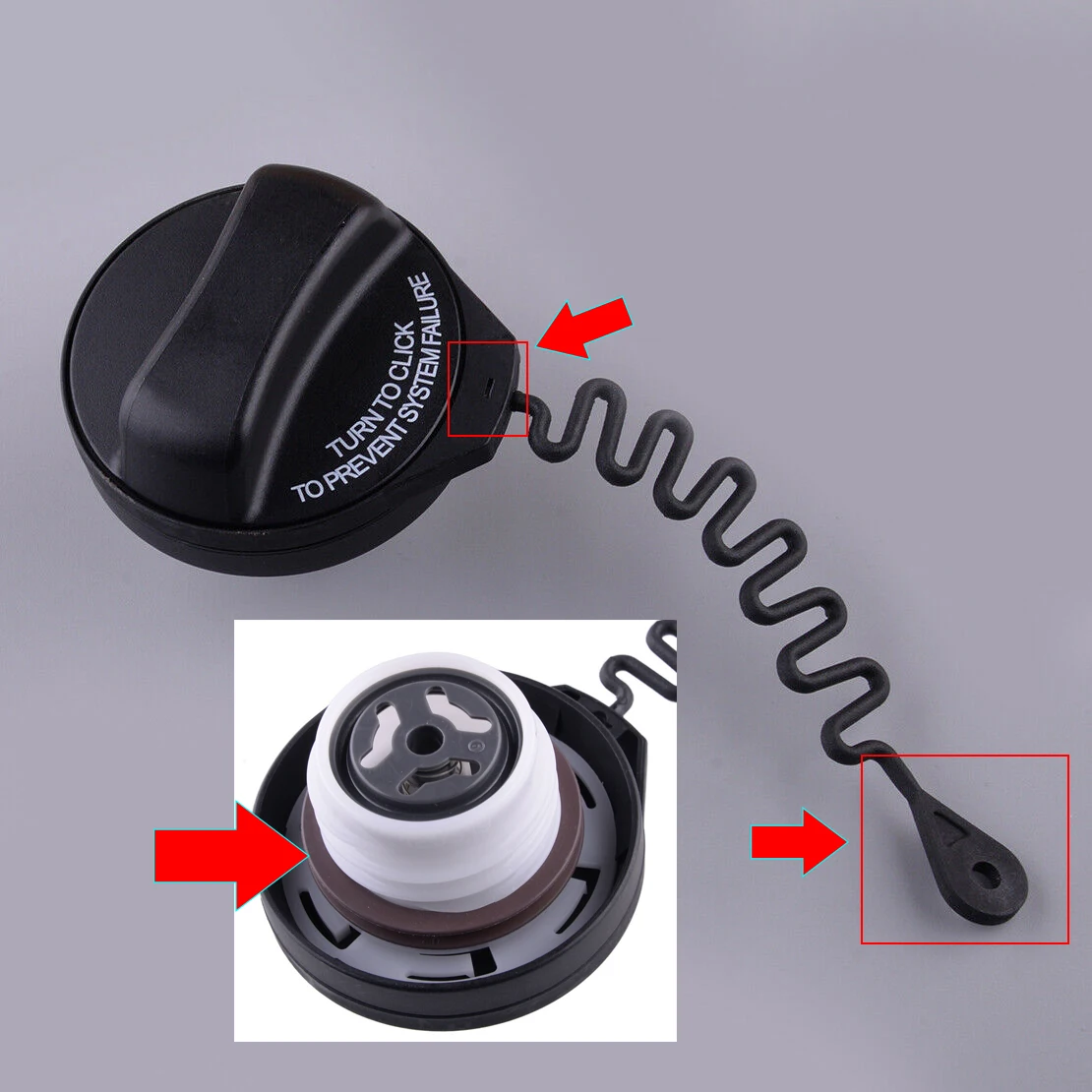 Oil Fuel Tank Cover For Volvo XC60 S60 S80 V40 XC90 S40 C30 C70 Fuel Tank inner Cap internal Cover 31392044