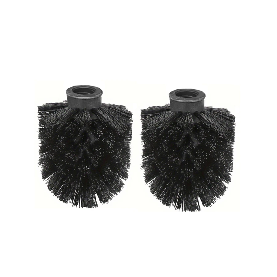 Enhanced Reusable Black Toilet Brush with Detachable Head