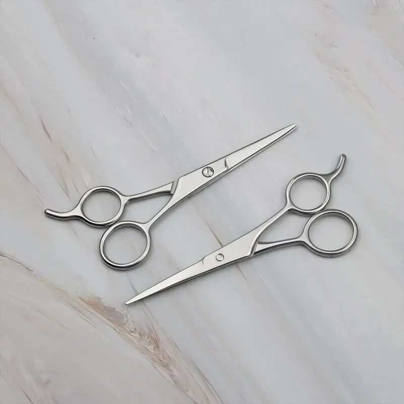 Stainless Steel Scissors 130MM Stainless Steel Eyebrow Eyelash Nose Hair Scissors Remover Makeup Tool Scissors Manicure Cuticle Remove Cutter Trimmer