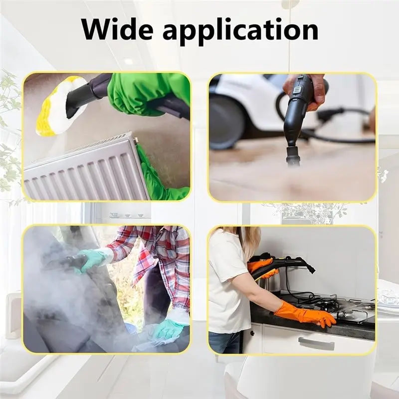 [B25B!】 Set di spazzole per ugelli per vaporizzatore per Karcher SC1 SC2 SC3 SC4 SC5, accessori di ricambio, spazzole rotonde per pulitore a vapore - immagine 2