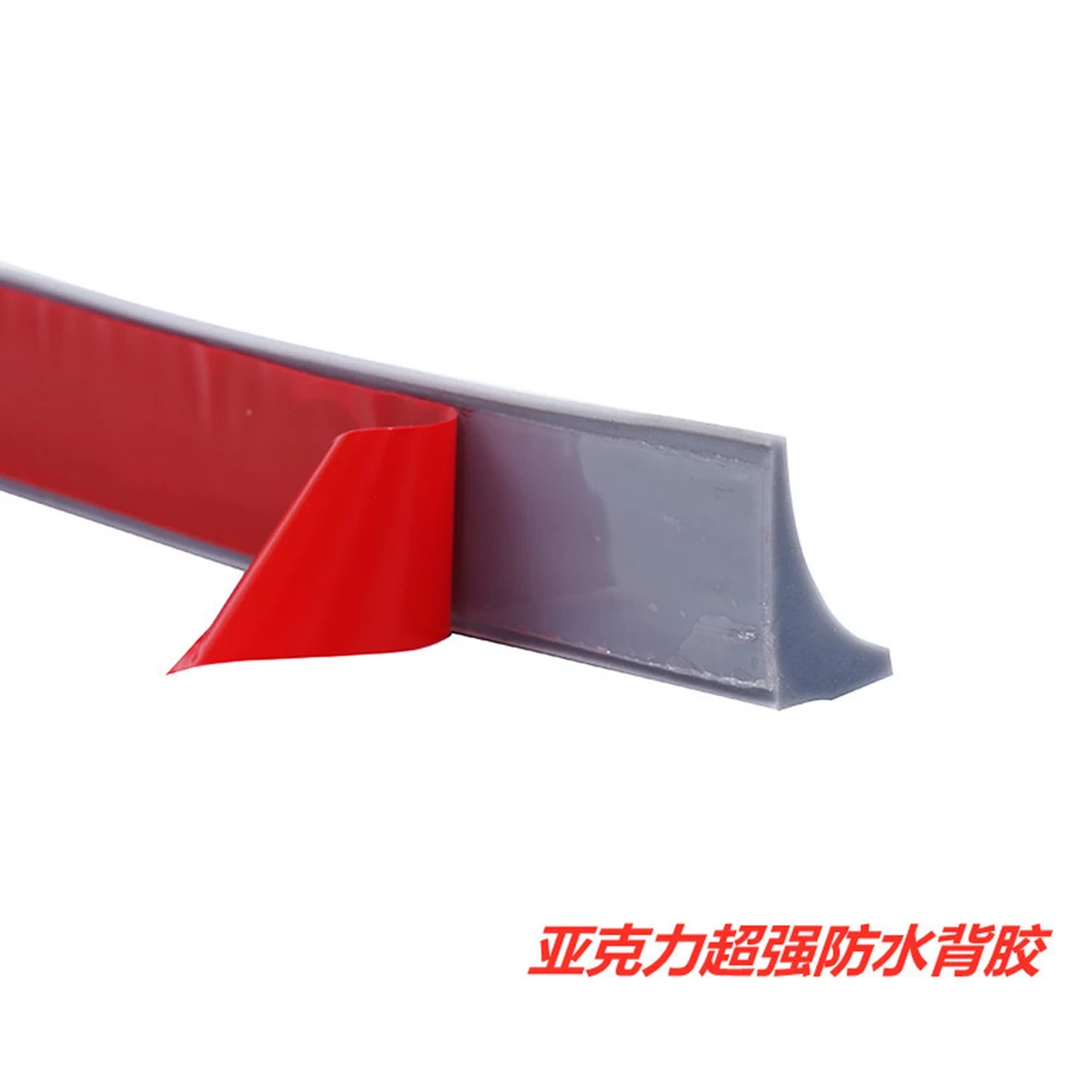 Bathroom Retention Water Barrier Strip Dry &Wet Separation Silicone Seal Strip Bendable Bathroom Door Washing Machine Shower silicone seal strip