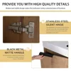 18" Floating Bathroom Vanity with Sink, 18 Inch Single Sink Wall Mounted Bathroom Vanity,1 Door and White Ceramic Basin Sink Top 5