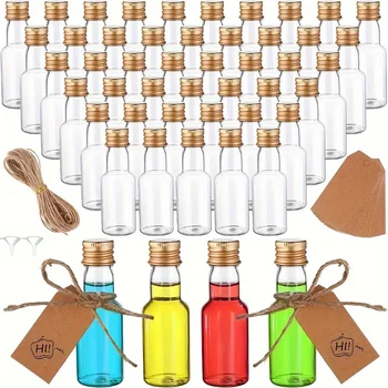 30Pcs 30-100ML Reusable Portable Plastic Mini Juice Bottles For Wine Juice Beverage Oil Seasoning Liquor Bottle Drink Containers 1