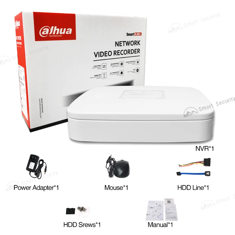 Dahua ٱ ̴ Ʈũ  ڴ, 4 ä, 8 ä, 4 ä, 8PoE NVR, 12MP ī޶  ȣ NVR2104-P-S3 NVR2108-8P-S3