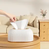 Nordic Elegant Tissue Boxes Style Paper Container Holder Storage Case For Living Room Dining Rooms Home Hotel Table Decoration 1