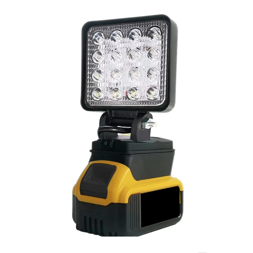 Portable Spotlight Portable Work Light Emergency Light LED Light For Dewalt 18V Battery 4In Cordless