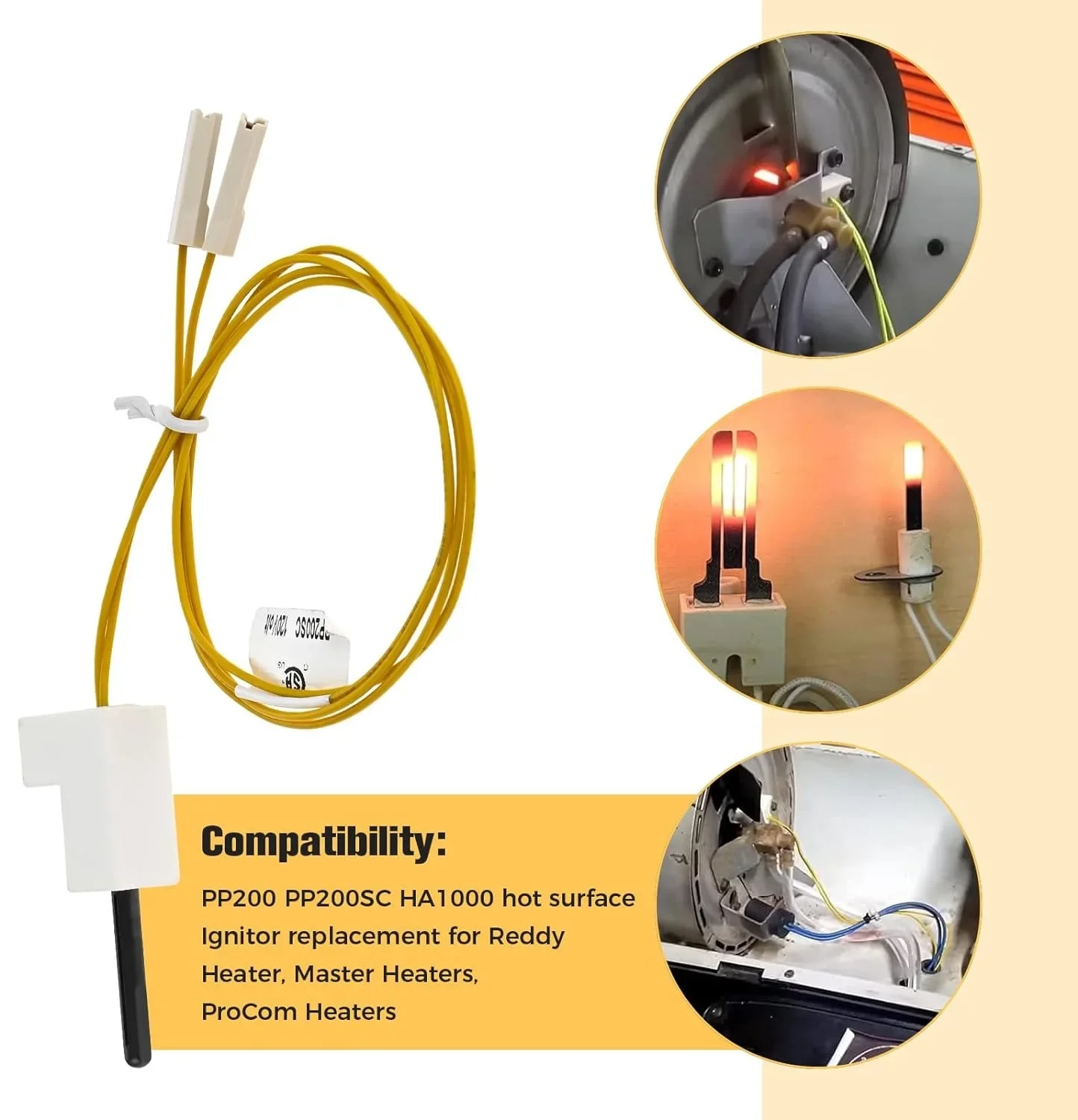 Reddy Heater Parts Pp200 Ignitor PP200, HA1000 Hot Surface Ignitor