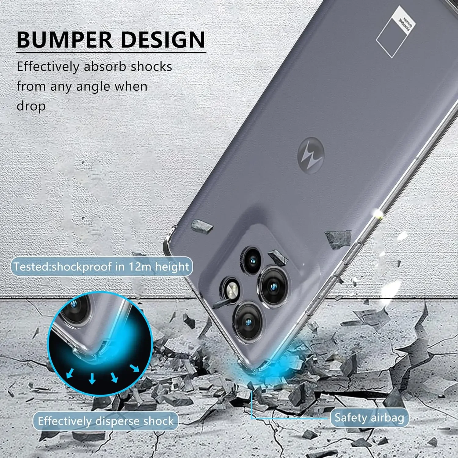 Shockproof Transparent TPU Protective Phone Case