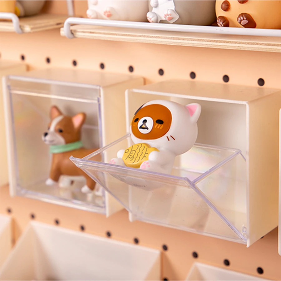 Multi-Functional And Lightweight Design, Transparent And Openable, Thickened Magnetic Acrylic Storage Box, Convenient Storage