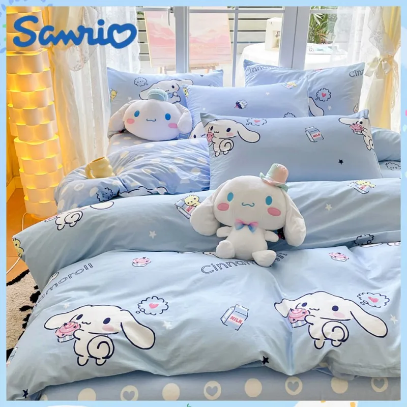 Cinnamoroll Cute Twin Size Bed Sets Cute Cinnamoroll Print Kids