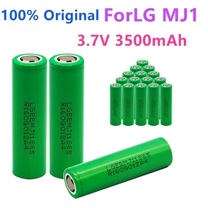 

New 3.7V 3500mAh INR18650 MJ1 Battery Rechargeable Battery Suitable for Mobile Power Electronic Cigarettes Screwdriver Battery