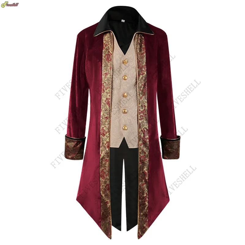Giacca Steampunk Uomo Gotica - Per Cosplay, Halloween, Stile Vittoriano, Taglio Elegante - Foto 10