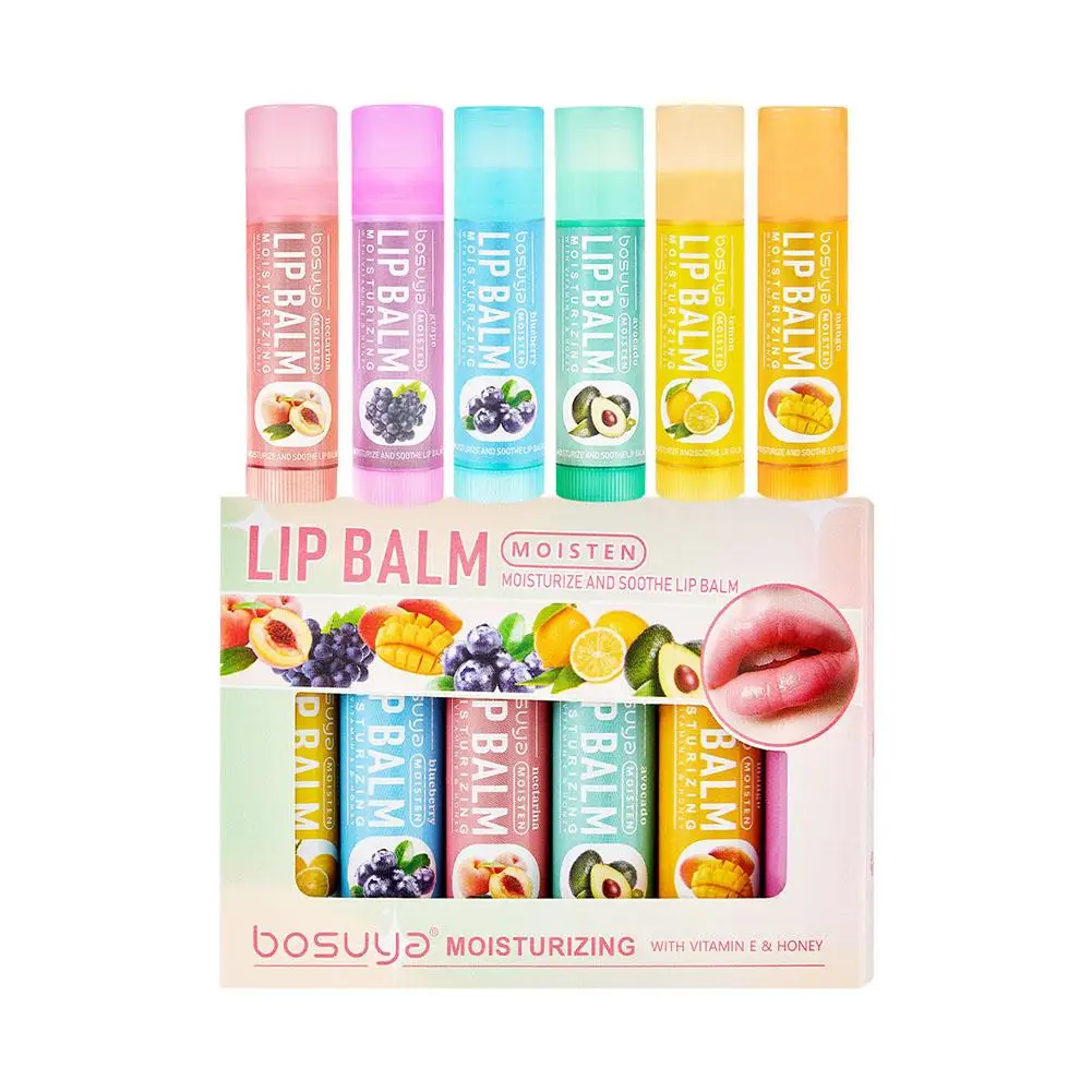 Assorted Fruit Flavor Lip Balm Collection - Hydrating & Nourishing