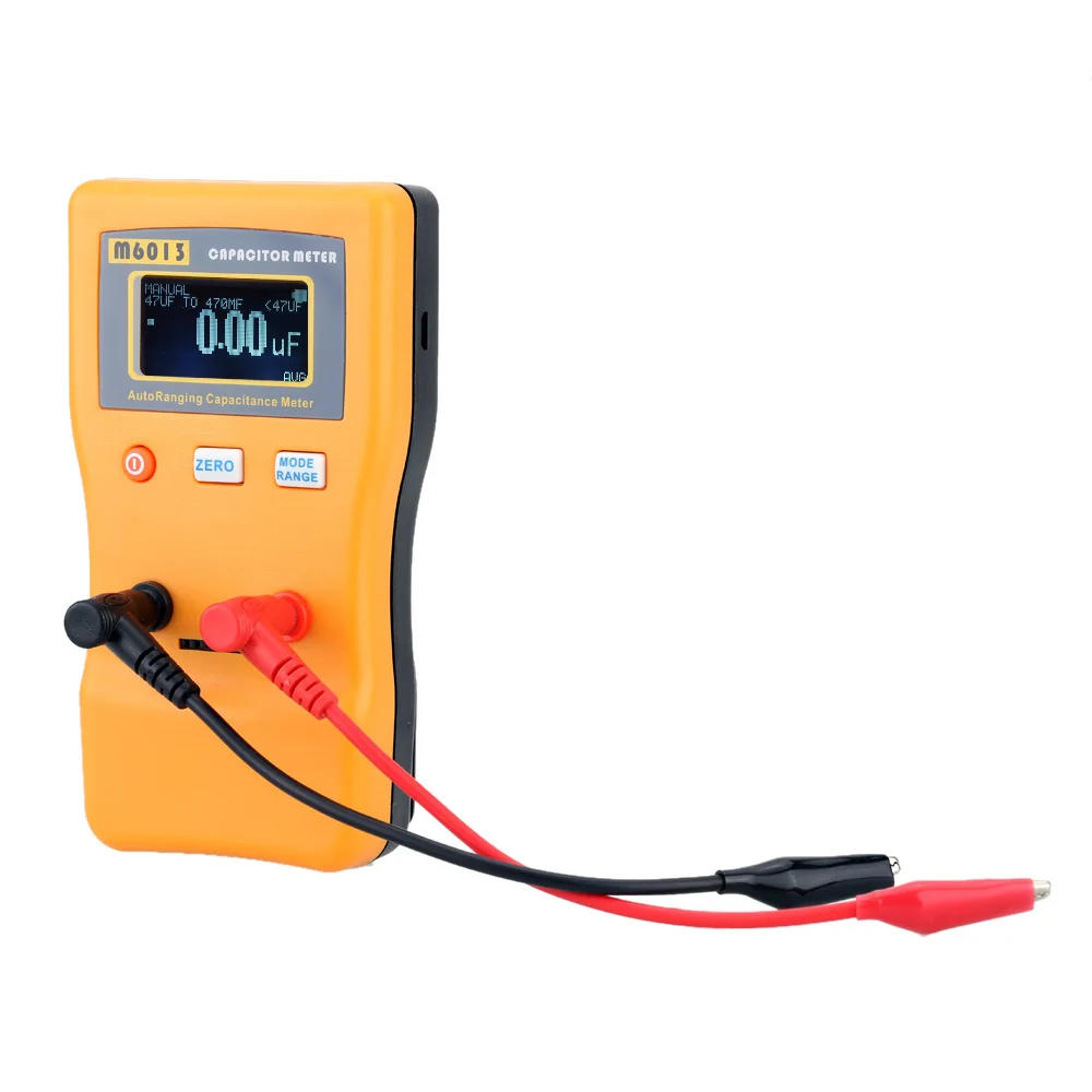 M6013 High Precision Capacitor Meter Professional Measuring Capacitance Resistance Capacitor Circuit Tester Measurement tools capacitor tester inductance and capacitance meter