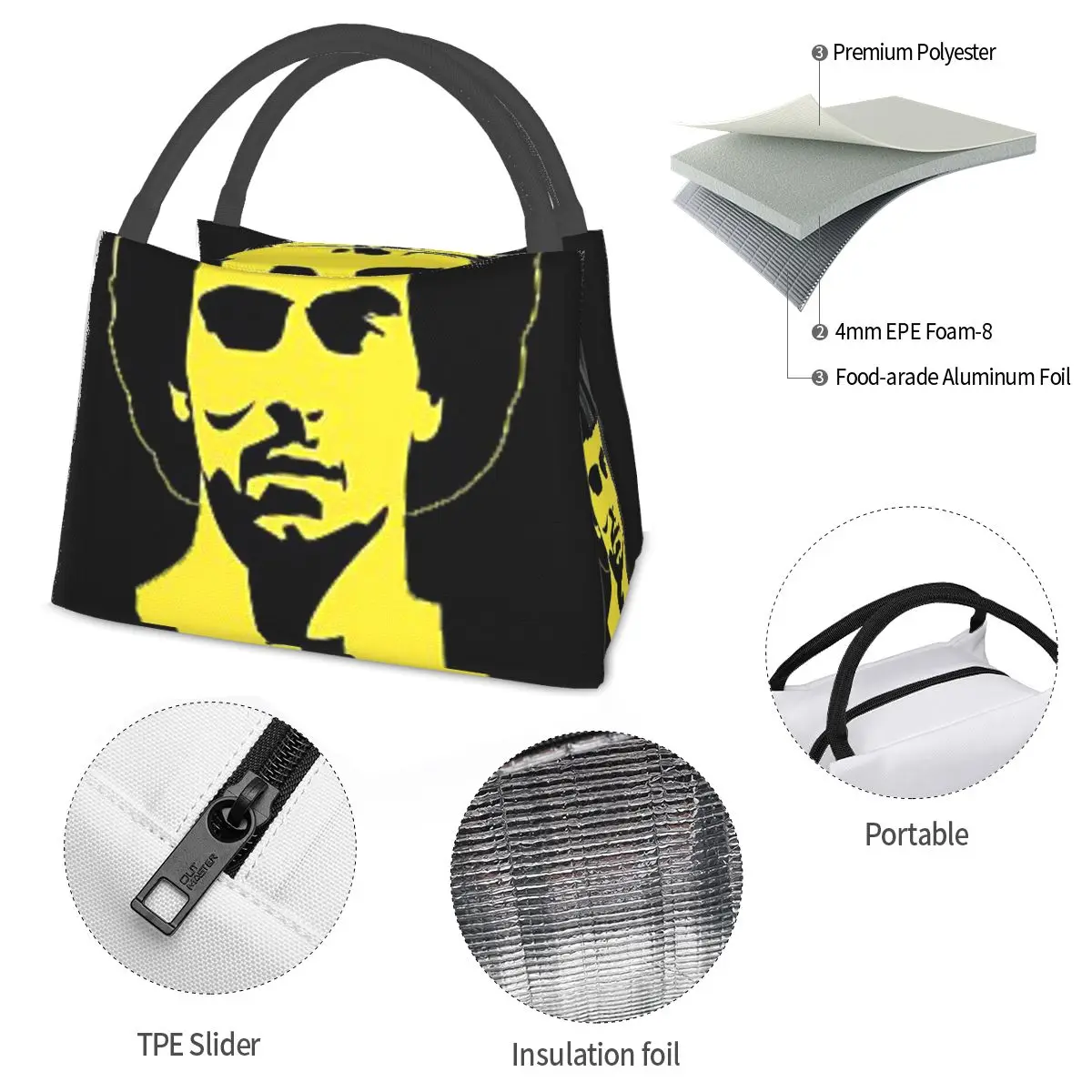 Nick Galis Gangster Portable insulation bag for Cooler Thermal Food Office Pinic Container