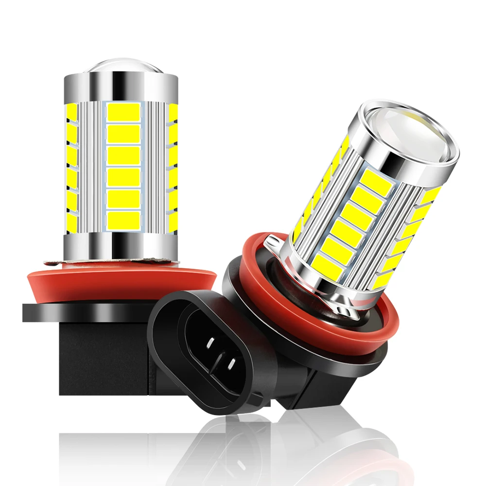 2Pcs H11 H8 LED ڵ Ȱ  ڵ Ƽ Ȱ  Ÿ ķ 40 70 Rav4 ũ Jzx90 Cresta ̾ Auris