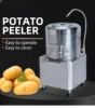 Automatic 8/15/30kg Potato Peeler Washing And Peeling Equipment Commercial Small Scale Potatoes Peeling Machine For Restaurant 1