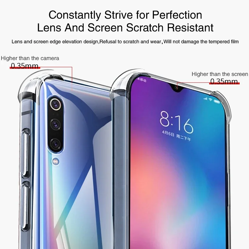 Soft Transparent Airbag Silicone Back Cover s