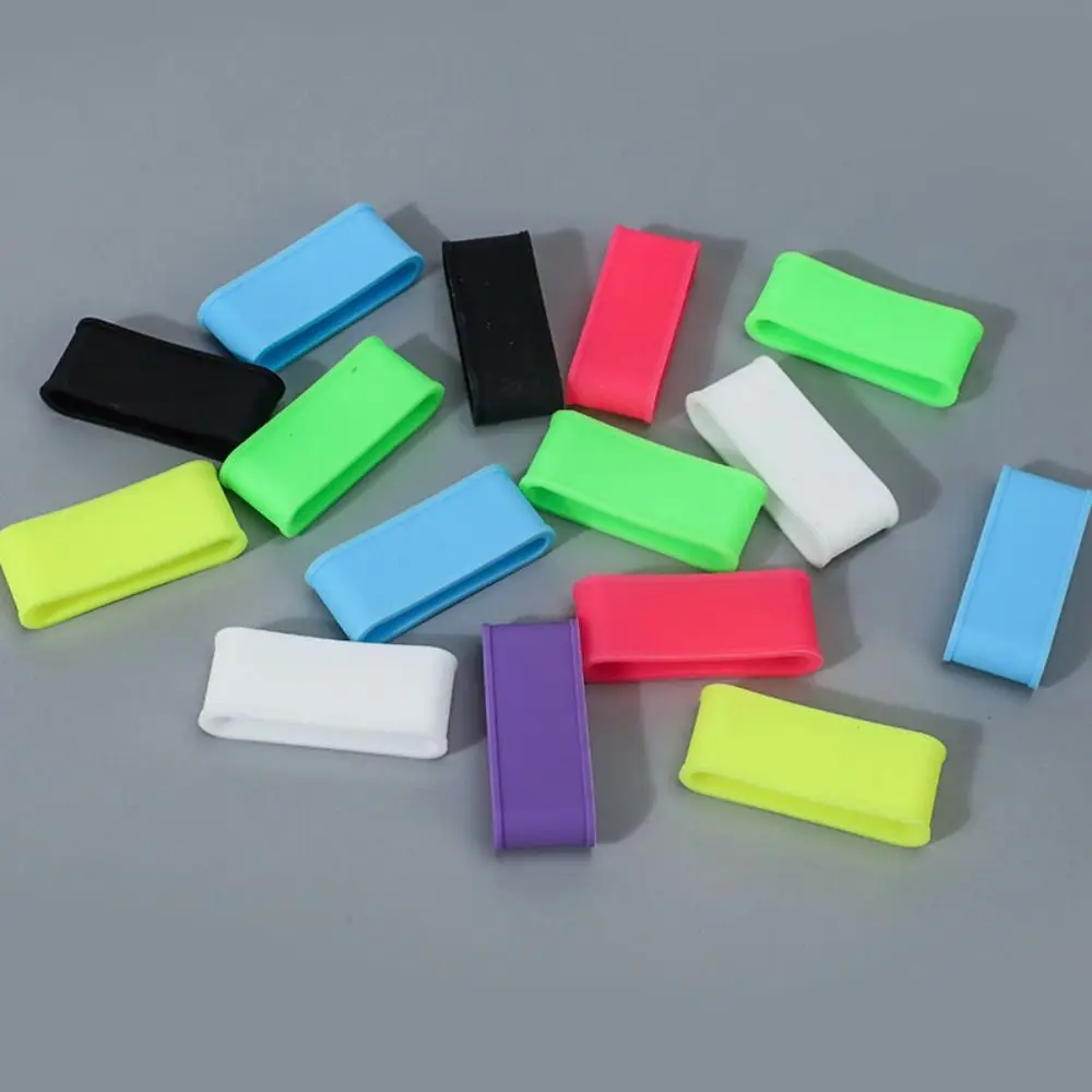Flat shape Sealing Silicone Ring Multicolor Badminton Raquet Handle Overgrip End Environment Protection Tennis Racket