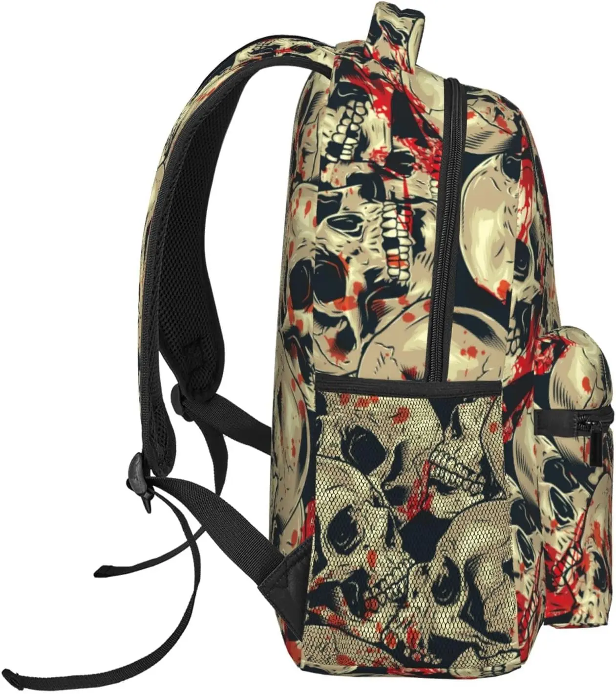 Skulls Lightweight Backpack for College, Travel, and Casual Use