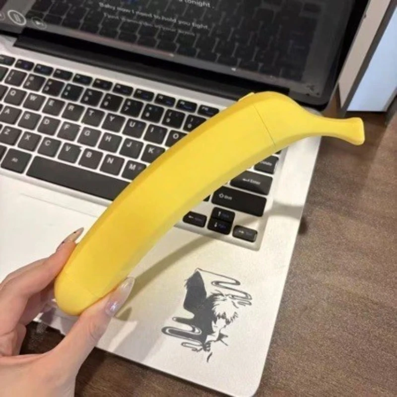 3D 프린팅된 사실적인 접이식 바나나 경량 시뮬레이션 과일 소품 텔레스코픽 검 장난감