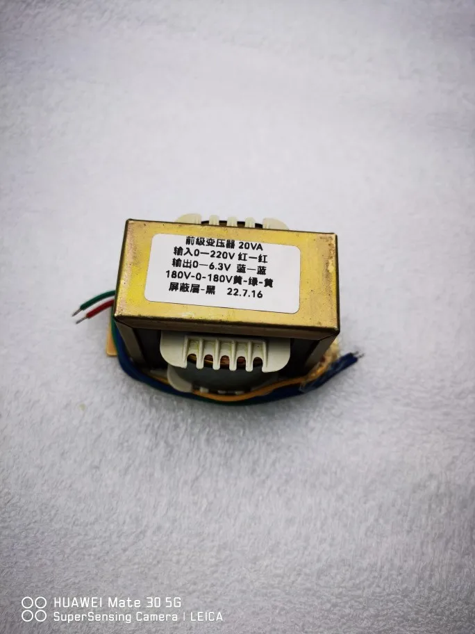 Gall-Level Power Supply Cattle Double 180V 6.3V Electronic Tube Gall-Level Transformer 6n1 6n2 6n3 Front-Level Tube 3