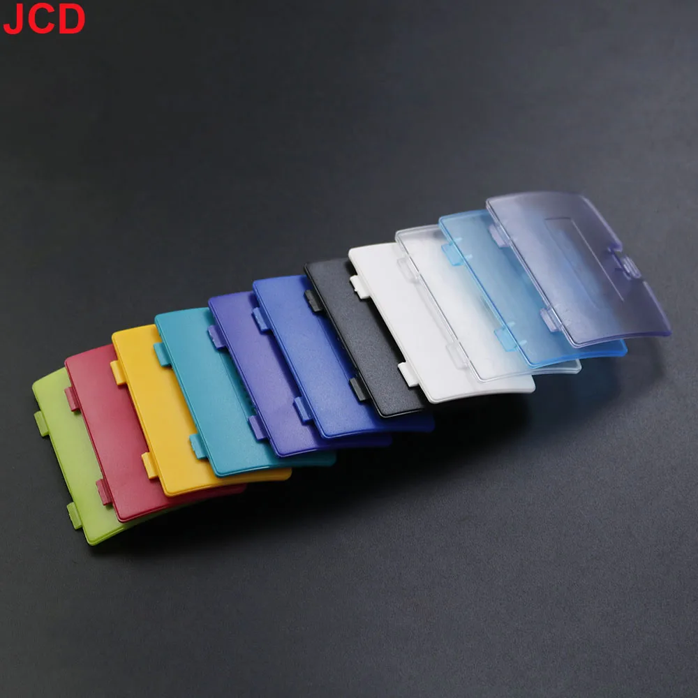JCD 1Piece For GBC Battery Cover Case Shell  Lid Door Replacement For Gameboy GBC Color Console Back Door Case Repair