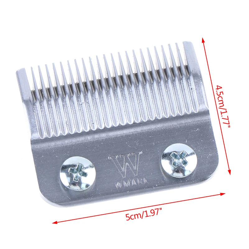 Hair Clipper Replacement Blade 1Set High Carton Steel Movable Blade Professional Hair Clipper Blade With Screws Clipper Accessories
