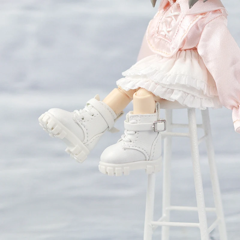 Ob11 Doll Leather Boots Outdoor Shoes Fashion Doll Casual Shoes Accessories For Penny, Ob11, Obitsu 11, Holala, Gcs, 1/12 Bjd 6