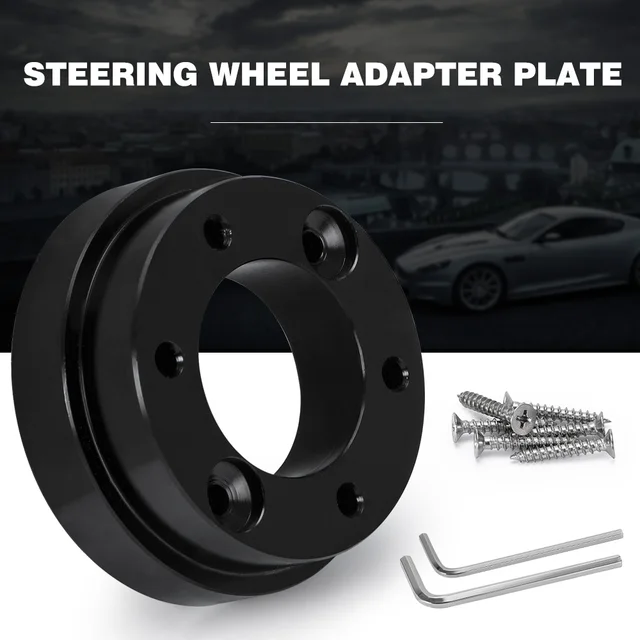 For Logitech G29 G920 G923 13/14inch Car Accessories Steering Wheel Adapter  Plate 70mm PCD Racing car game Modification HUB05BK - AliExpress