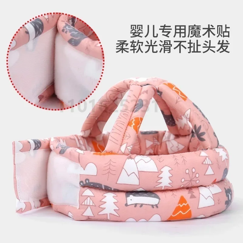 Baby Toddler Cap Safety Helmet Head Safety Soft Comfortable Head Security Protection Adjustable Learn Walk Crash Anti-fall Pad 2