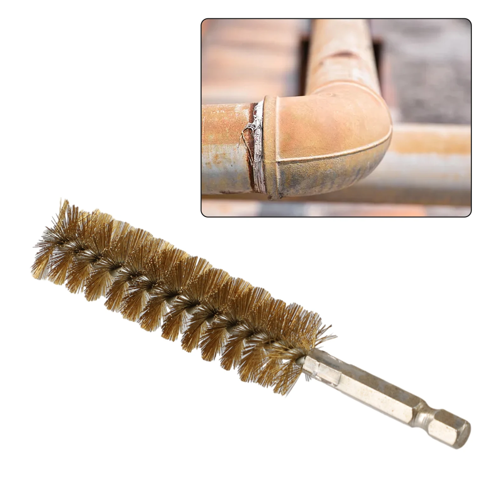 Wire Brush Cleaning Brush Wire Cleaning Brush Wire Brush Set 8-25mm Wire Tube Machinery Cleaning Brush Rust Cleaner Washing Polishing Tools For Automotive Manufacturing Processing Industry