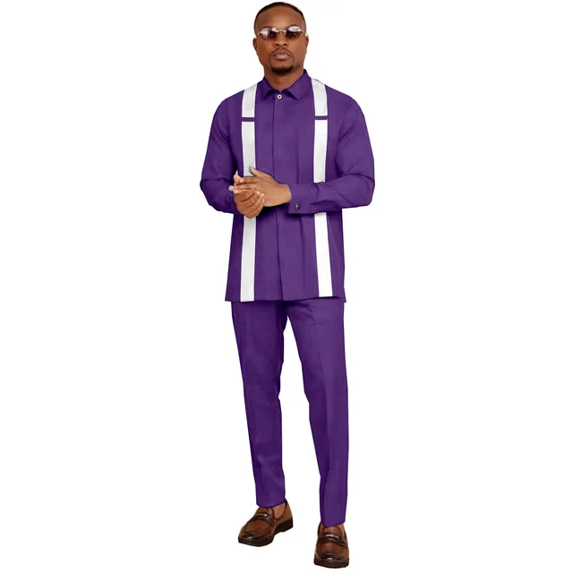 Segun Long Sleeve Dashiki Outfit - Image 2