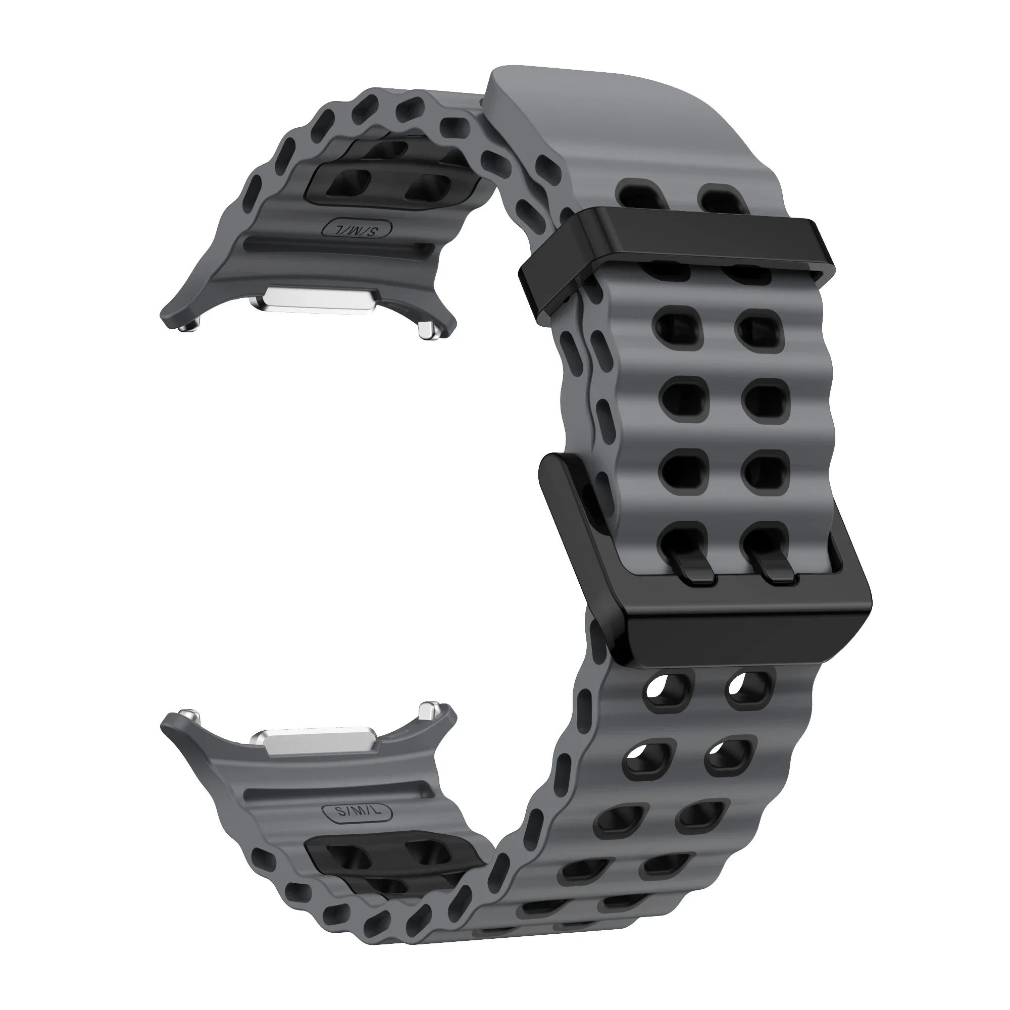 Premium Marine Silicone Sport Band - Original Strap for Smartwatch Accessories