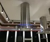 Stainless Steel round island chimney range hood 5