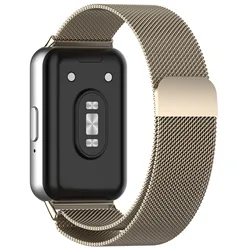 Milanese Loop Magnetic Stainless Steel Bracelet Wristband - Samsung Galaxy Fit 3 (Starlight color)