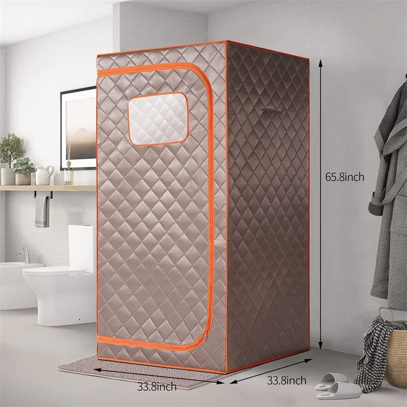 Description Picture 3 of itemPortable Infrared Sauna Full Size Far Infrared Sauna Separate Heating Foot Pad Home Saunas for Relaxation Detox