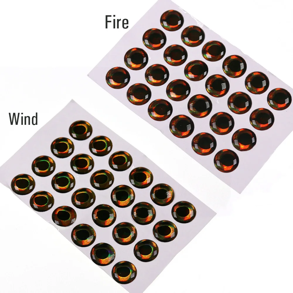 100PCS Realistice 3D Living Simulation Epoxy Fish Eyes Fly Fishing Crankbait Minnow DIY Fishing Lure Eyes Material 3-12 fishing lure