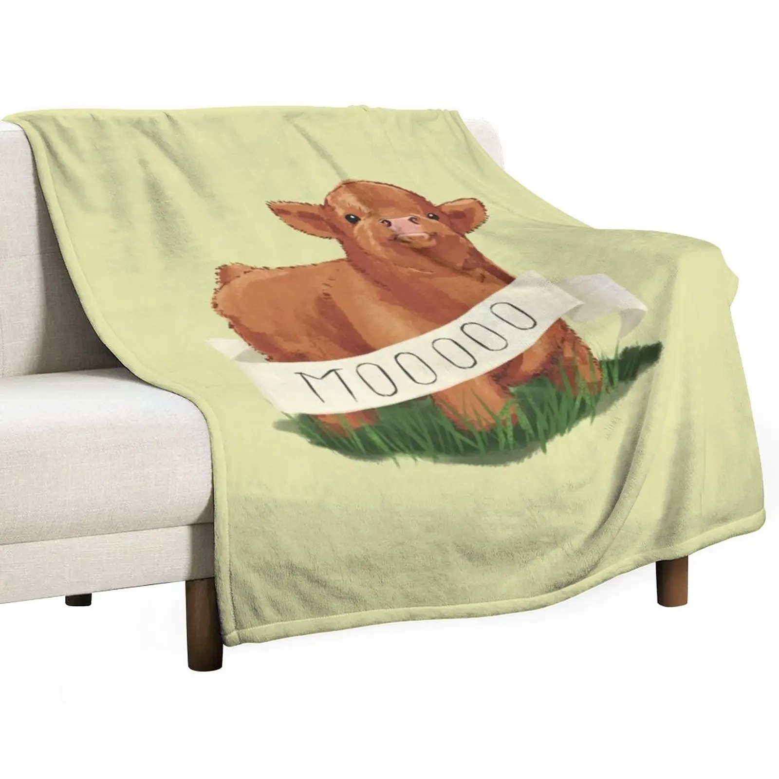 

Baby Highland Cow Throw Blanket Blanket Fluffy throw blanket for sofa