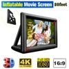 8ft 10ft 12ft 14ft 16ft 18ft 20ft Inflatable Projector Movies Screen for Home Movies TV Shows Videos Playing Games Etc 1