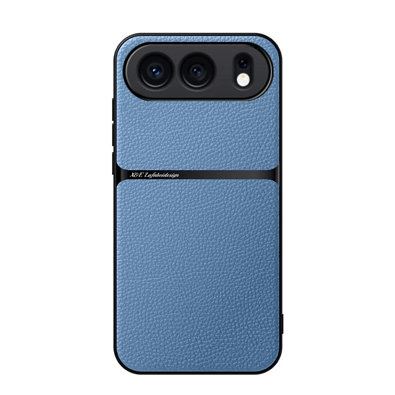 Frosted Leather Texture Magnetic Protection Bumper Case