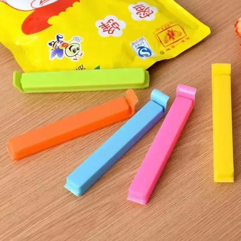 Food Clips 10PCS Snack Bags Sealing Clamps Wear-resistant Sealer Fresh Bread Condiments Storing Kitchenware