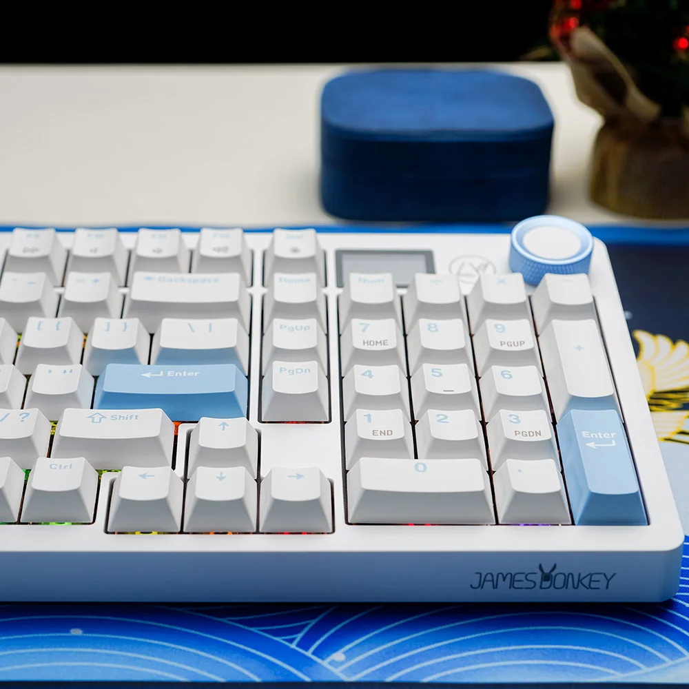 Jamesdonkey rs2 3.0メカニカルキーボード3モードホットスワップ