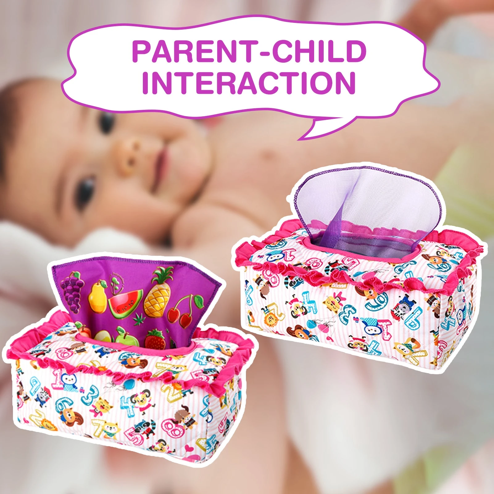 Caja de pañuelos de juguete para niños pequeños, juguete Montessori con bufandas suaves de colores para recién nacidos, juguetes para tirar de los tejidos, regalo de actividades para| | AliExpress