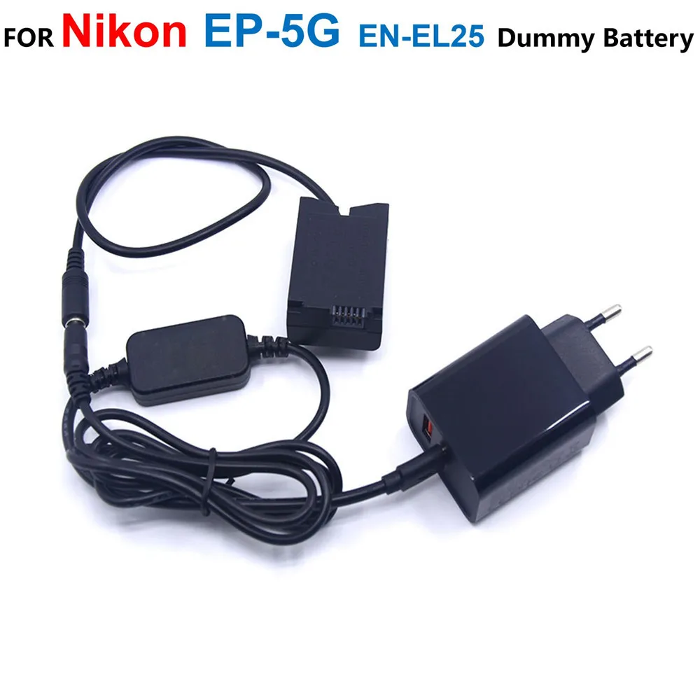 Usb Nikon Z50 Dummy Battery Charger Adapter Nikon Z50 El25 Eh-5a