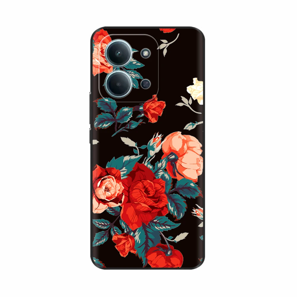 Cute Cartoon Soft Liquid Silicone Phone Case with Camera Protection - Durable Cover