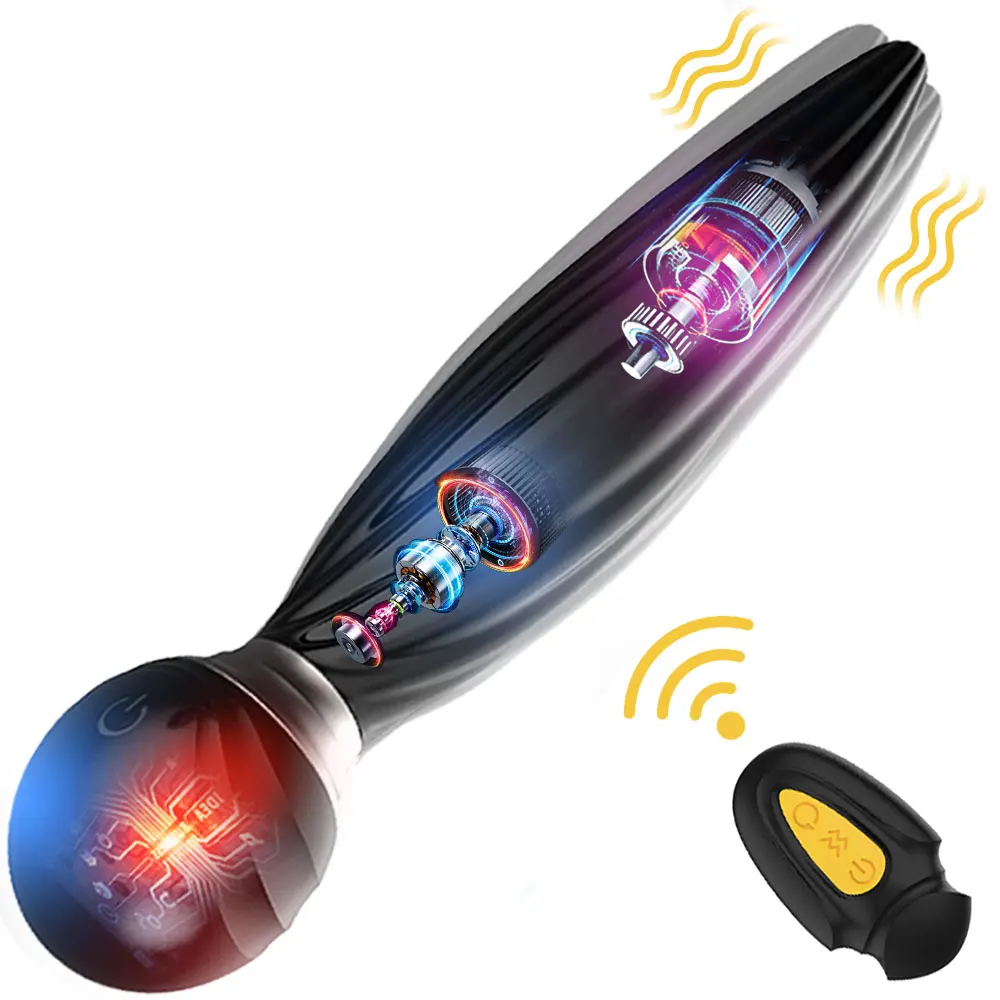 Anal Prostate Massager With Remote Control Butt Plug Masturbator_voghion.com