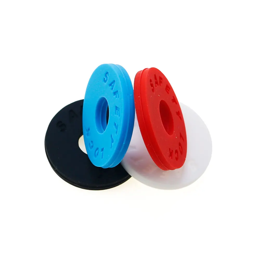 Silicone Guitar Strap Buckle Non-slip Gasket Electric Guitar Bass Wooden Strap Buckle Accessories 1PC